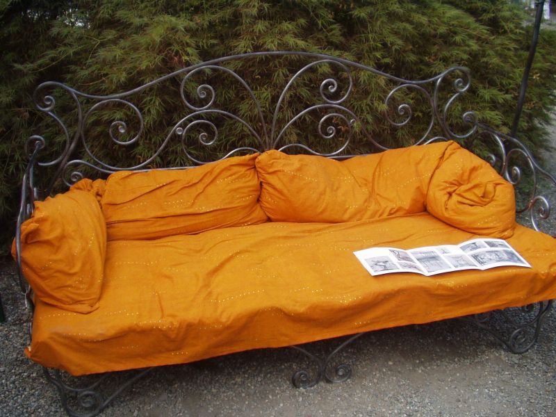 divano in ferro battuto