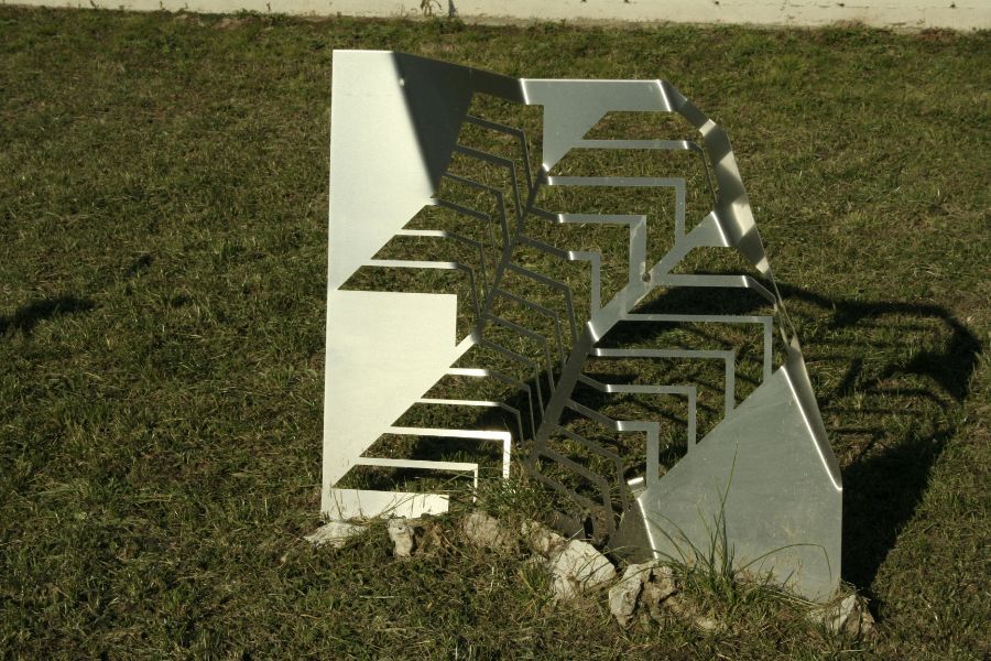 scultura in ferro per giardino