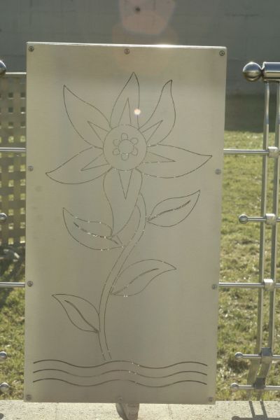 pannello di ferro decorato per recinzione