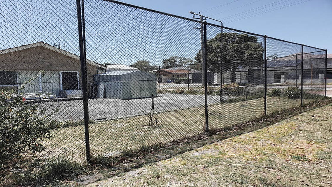 Northwest view of the chain link wire fences for a residential home in Ballarat, VIC.