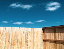 Timber fencing installed in a residential property for backyard aesthetic and security purposes in Ballarat VIC.