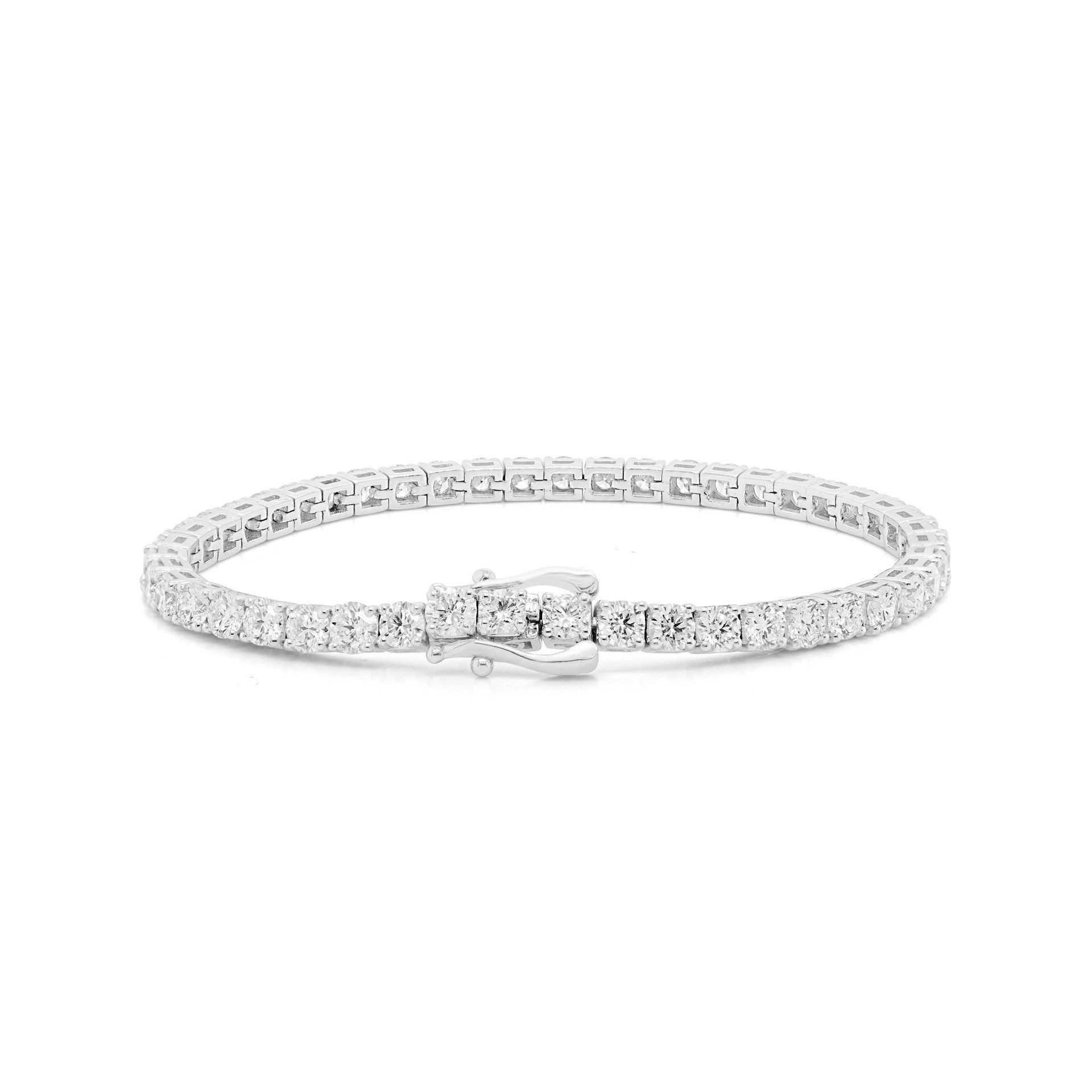 Platinum Diamond Tennis Bracelet — Burleigh, QLD — Deer Honey Jewellery