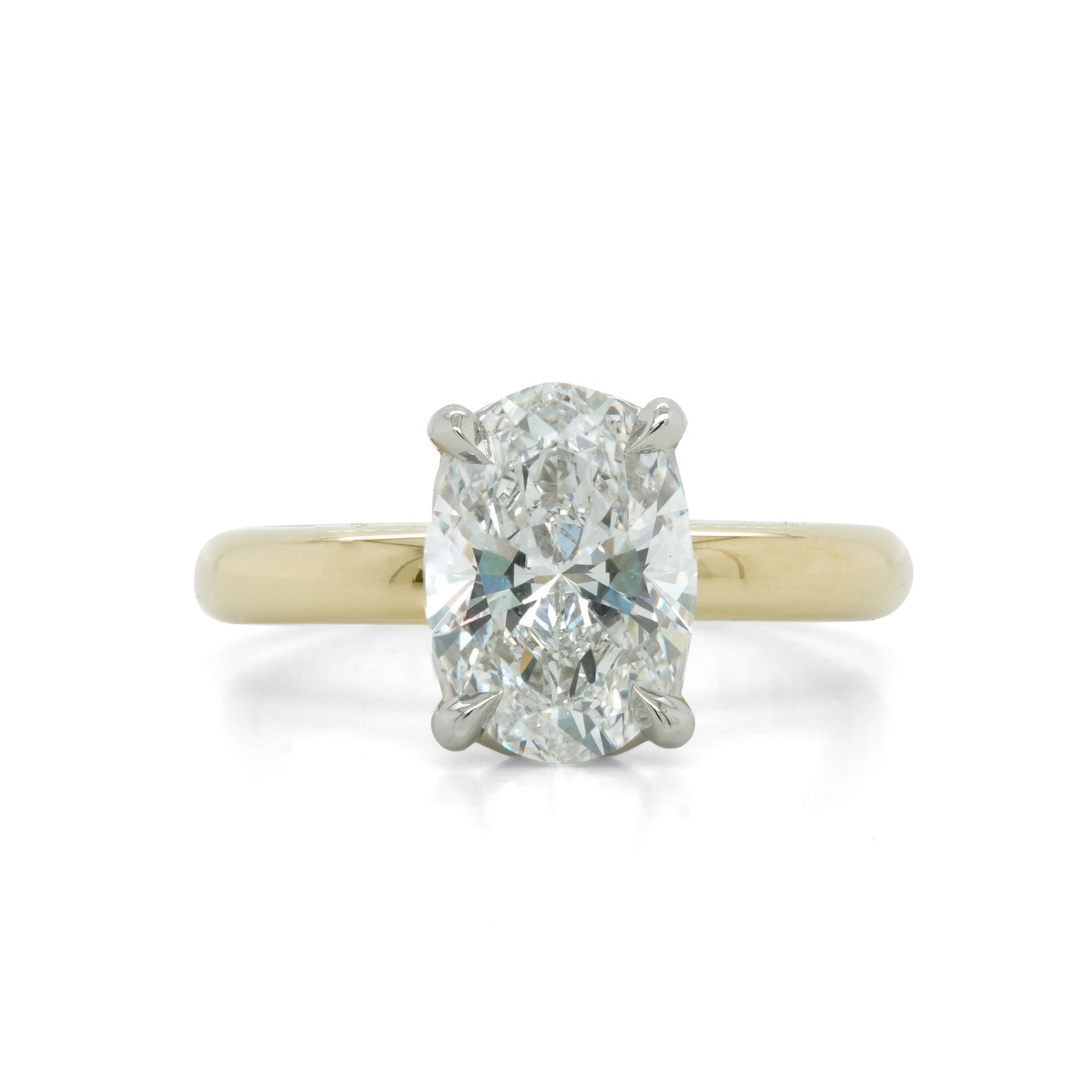 1ct oval diamond engagement ring — Burleigh, QLD — Deer Honey Jewellery