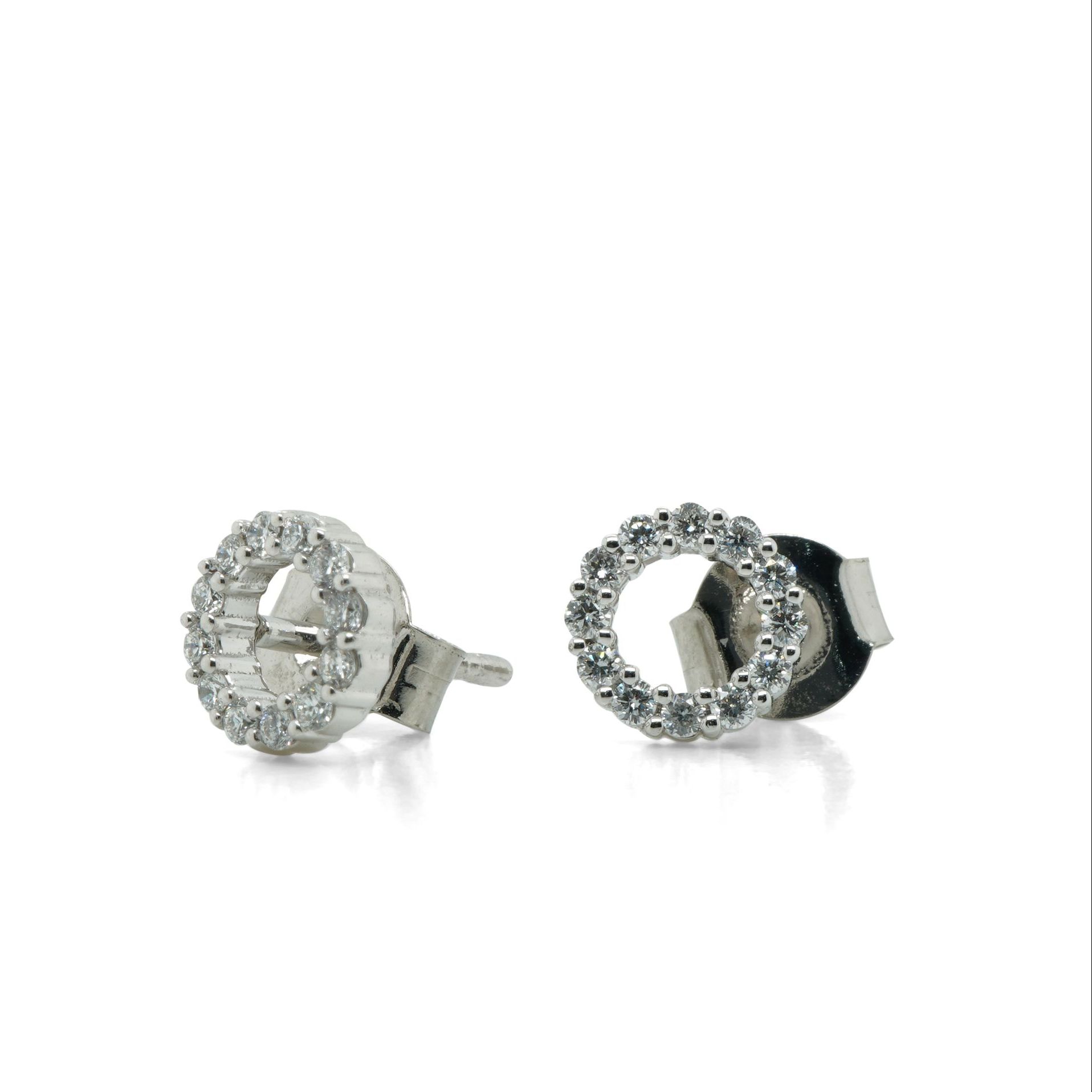 Platinum Diamond Studs — Burleigh, QLD — Deer Honey Jewellery