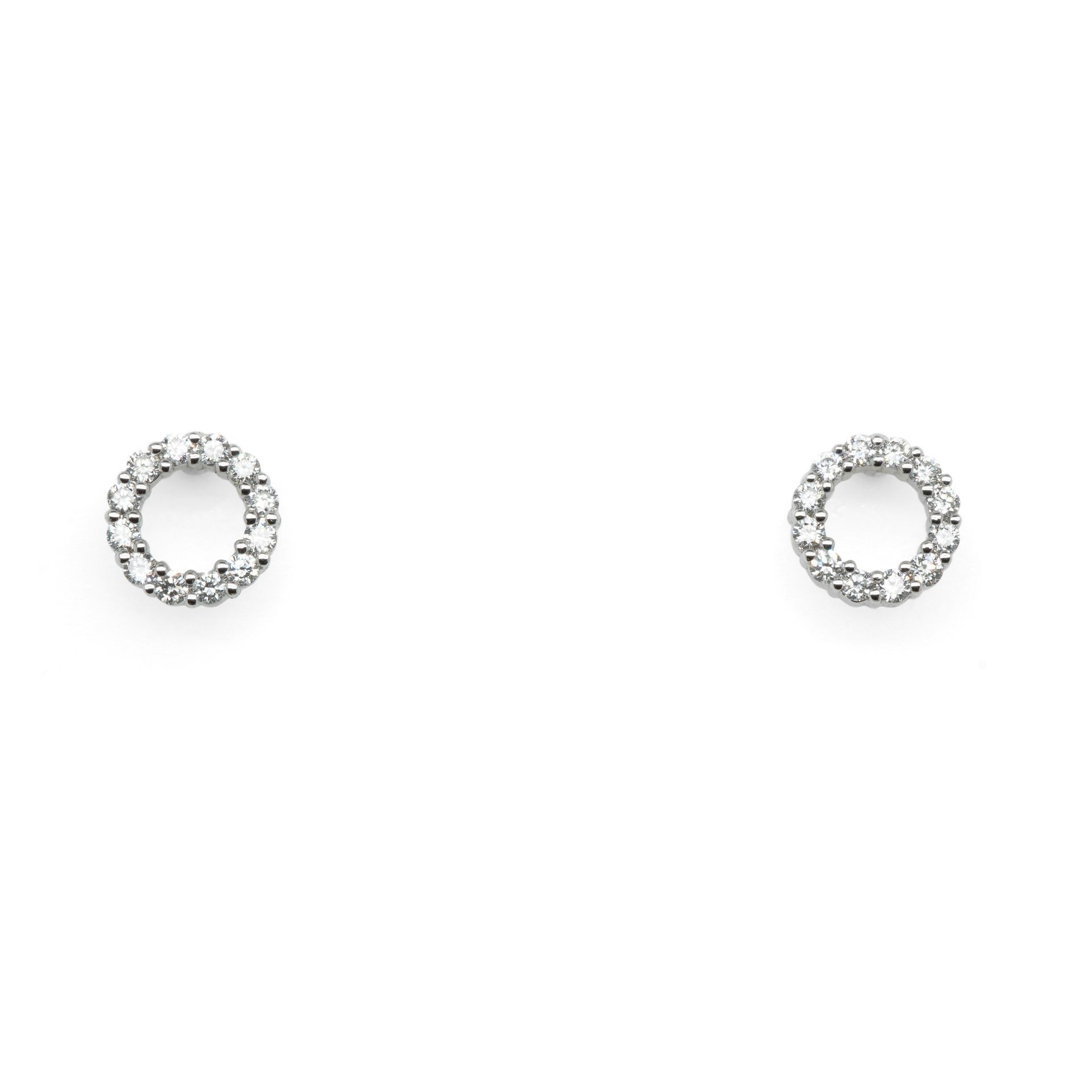 Platinum Diamond Studs — Burleigh, QLD — Deer Honey Jewellery