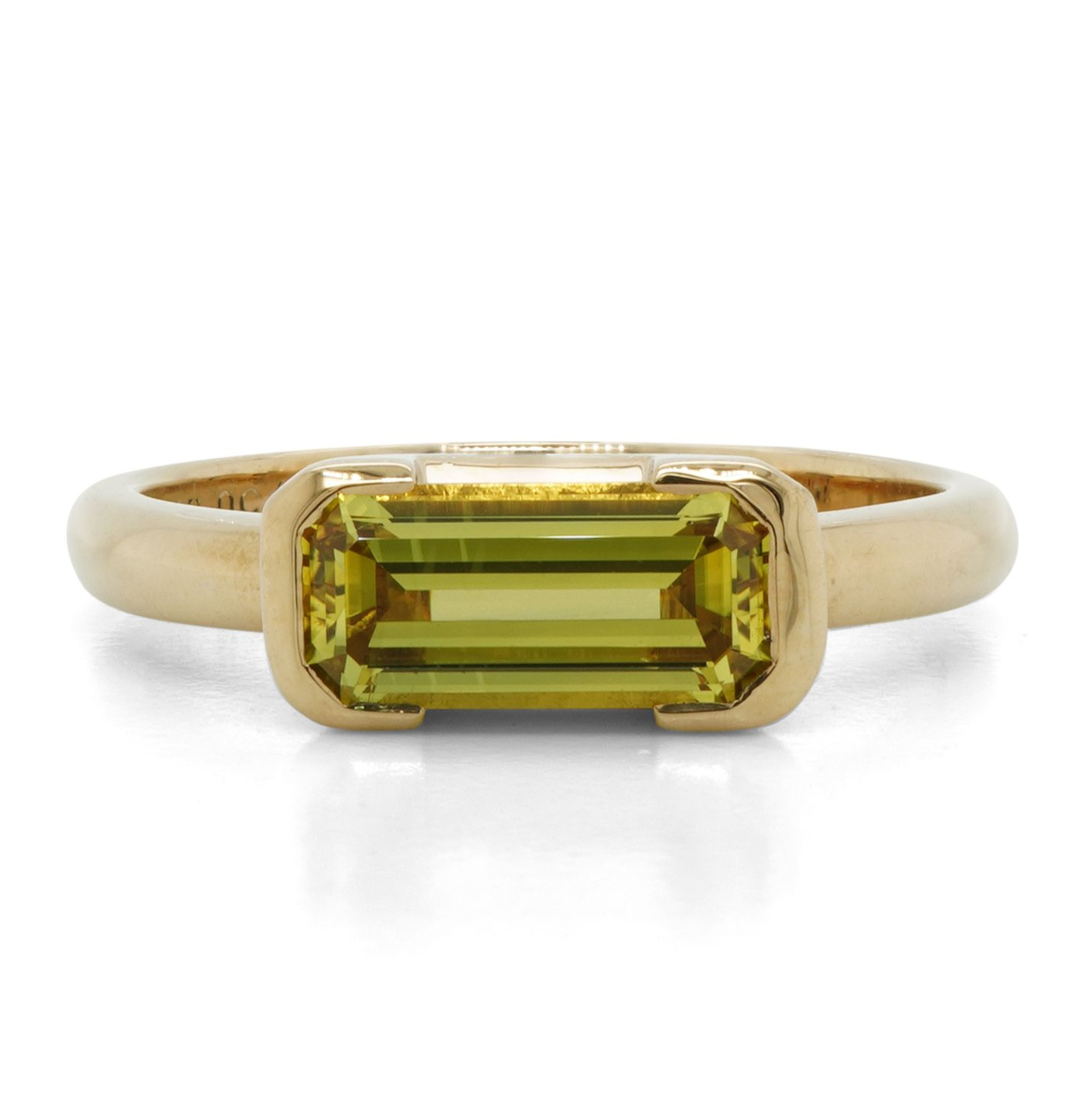 18y Australian Yellow Sapphire Ring — Burleigh, QLD — Deer Honey Jewellery