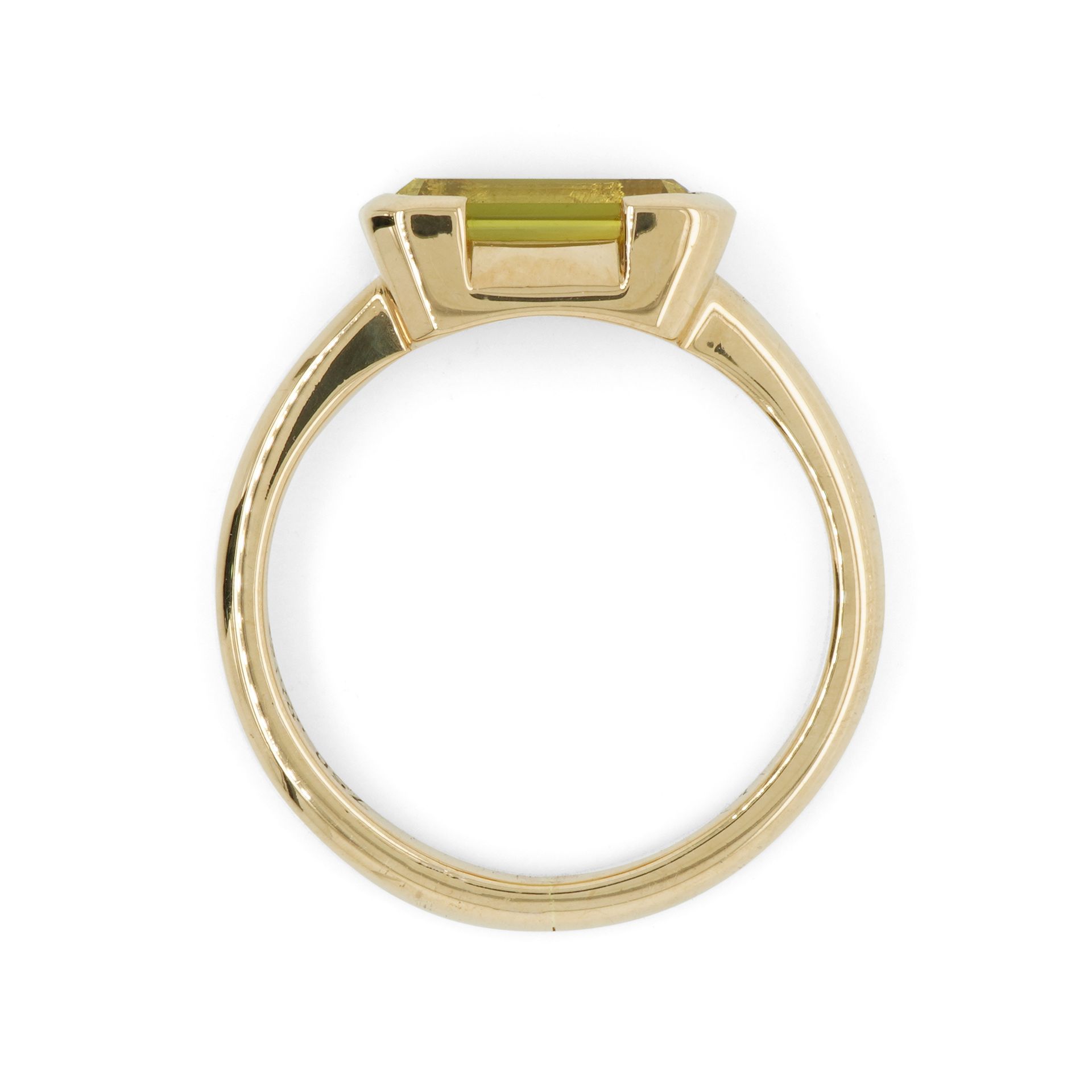 Australian Yellow Sapphire Ring — Burleigh, QLD — Deer Honey Jewellery