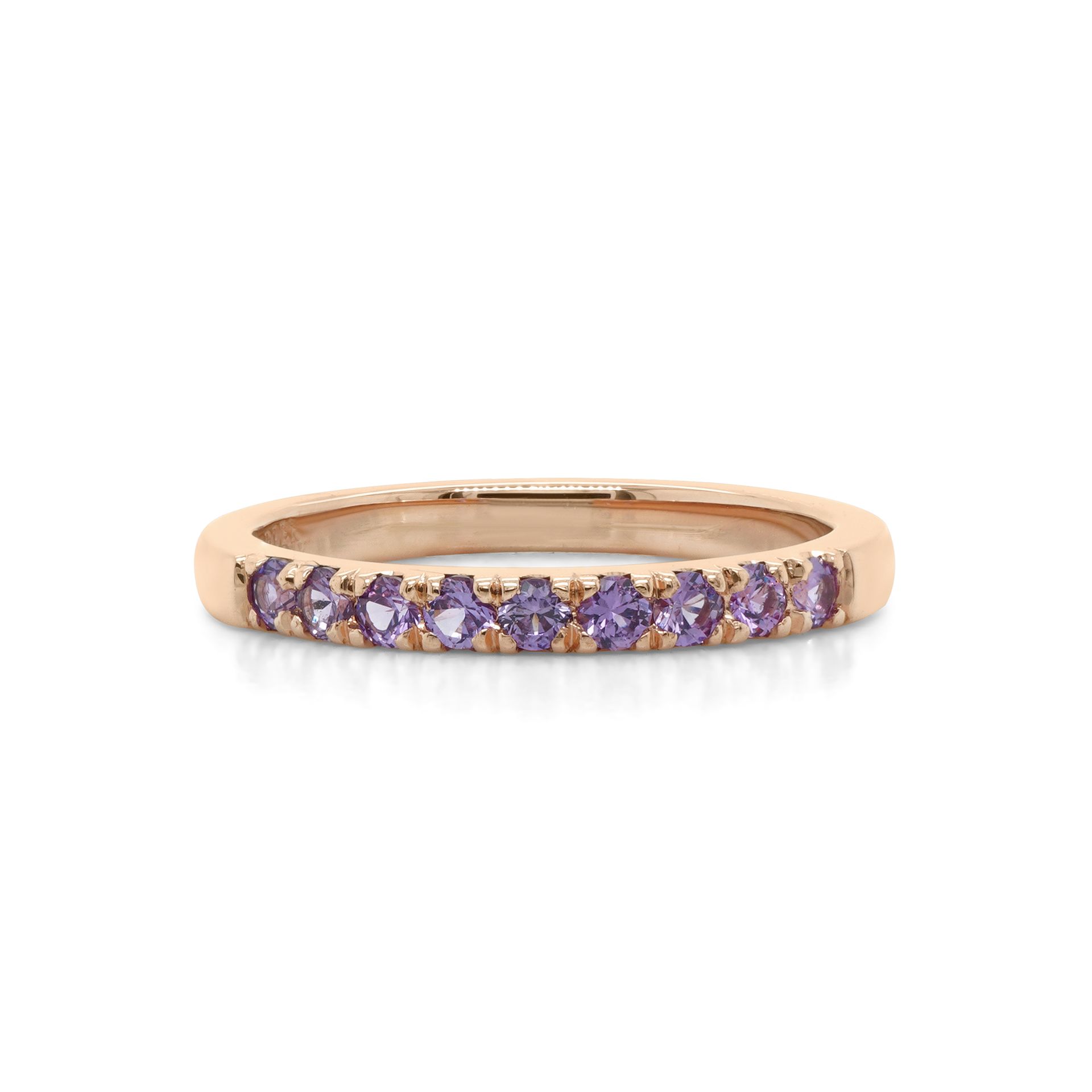 Purple Sapphire Ring — Burleigh, QLD — Deer Honey Jewellery