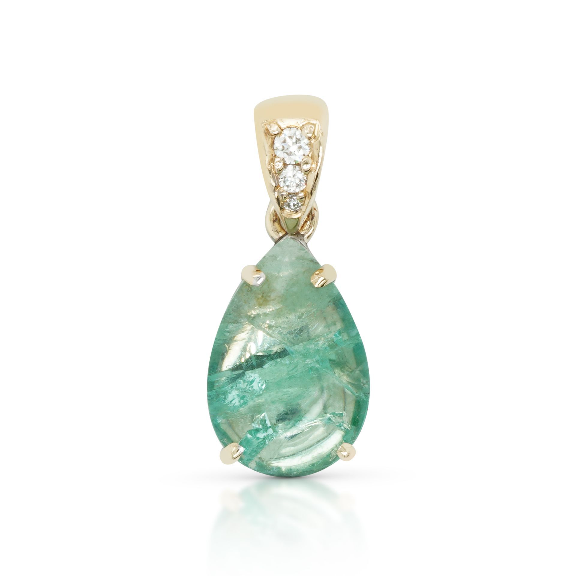 Australian Emerald Pendant — Burleigh, QLD — Deer Honey Jewellery