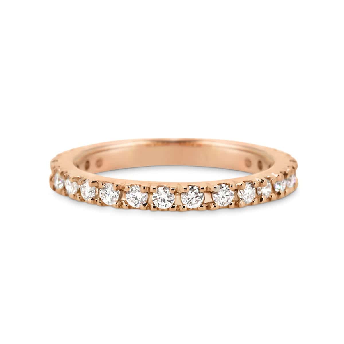 Rose gold Diamond Wedding Band — Burleigh, QLD — Deer Honey Jewellery