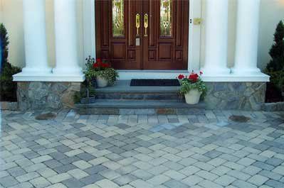 Gray Paver Entry - Masonry in Middletown, NJ