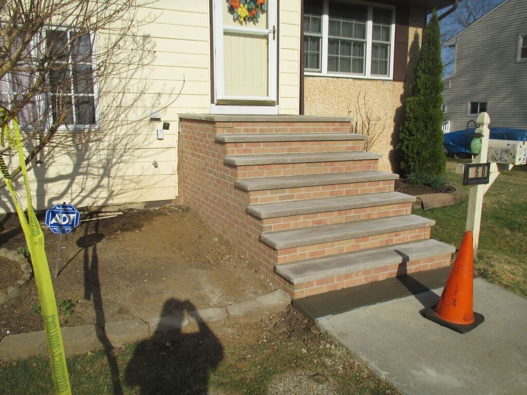 Brick and Cement Step Construction - Masonry in Middletown, NJ