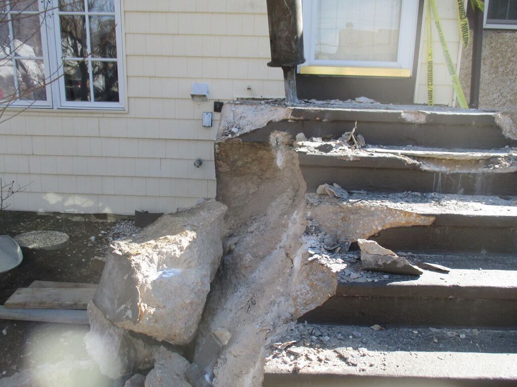 Stone Step Demolition - Masonry in Middletown, NJ