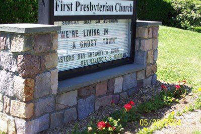 Church Sign - Masonry in Middletown, NJ