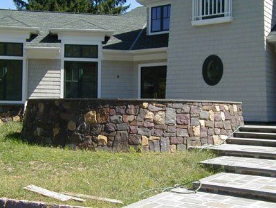 Stone Patio with Walkway - Masonry in Middletown, NJ