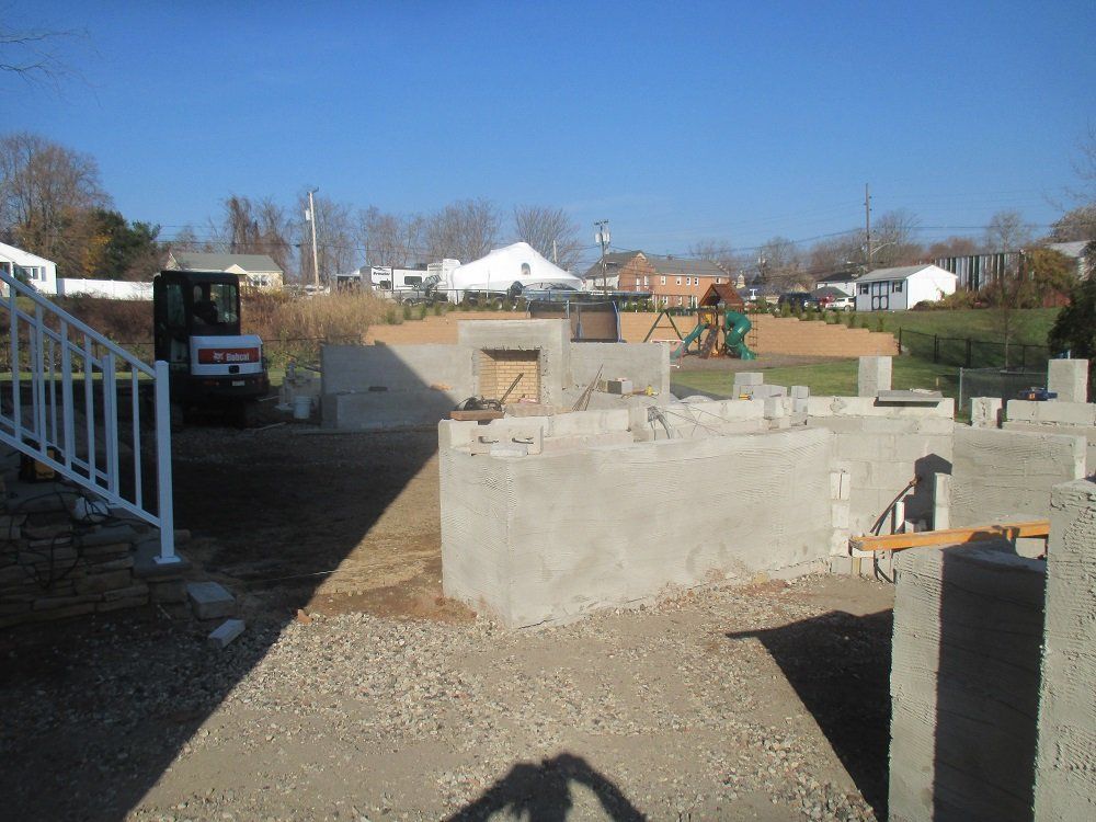 constructing outdoor living space - residential masonry in Middletown, NJ