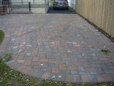 paver patio area - residential masonry services clearing land to begin patio remodel - residential masonry in Middletown, NJ