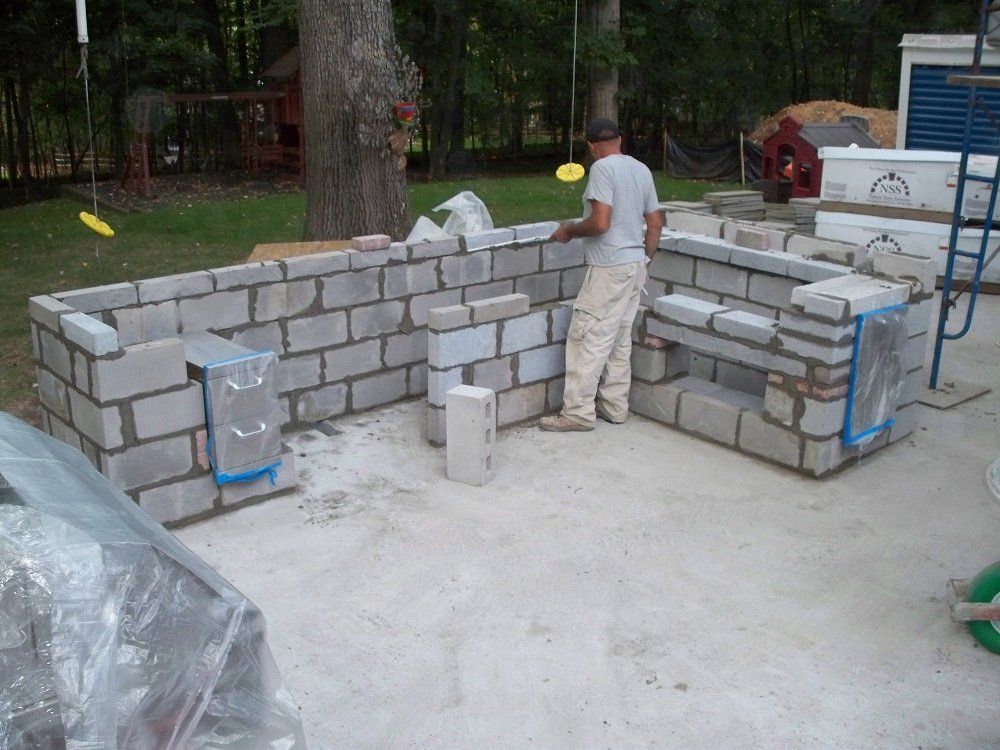 custom barbecue installation - bricklaying in Middletown, NJ