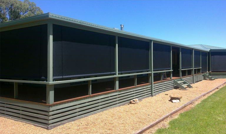 straight drop verandah awnings