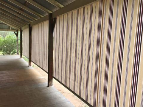 straight drop verandah awnings