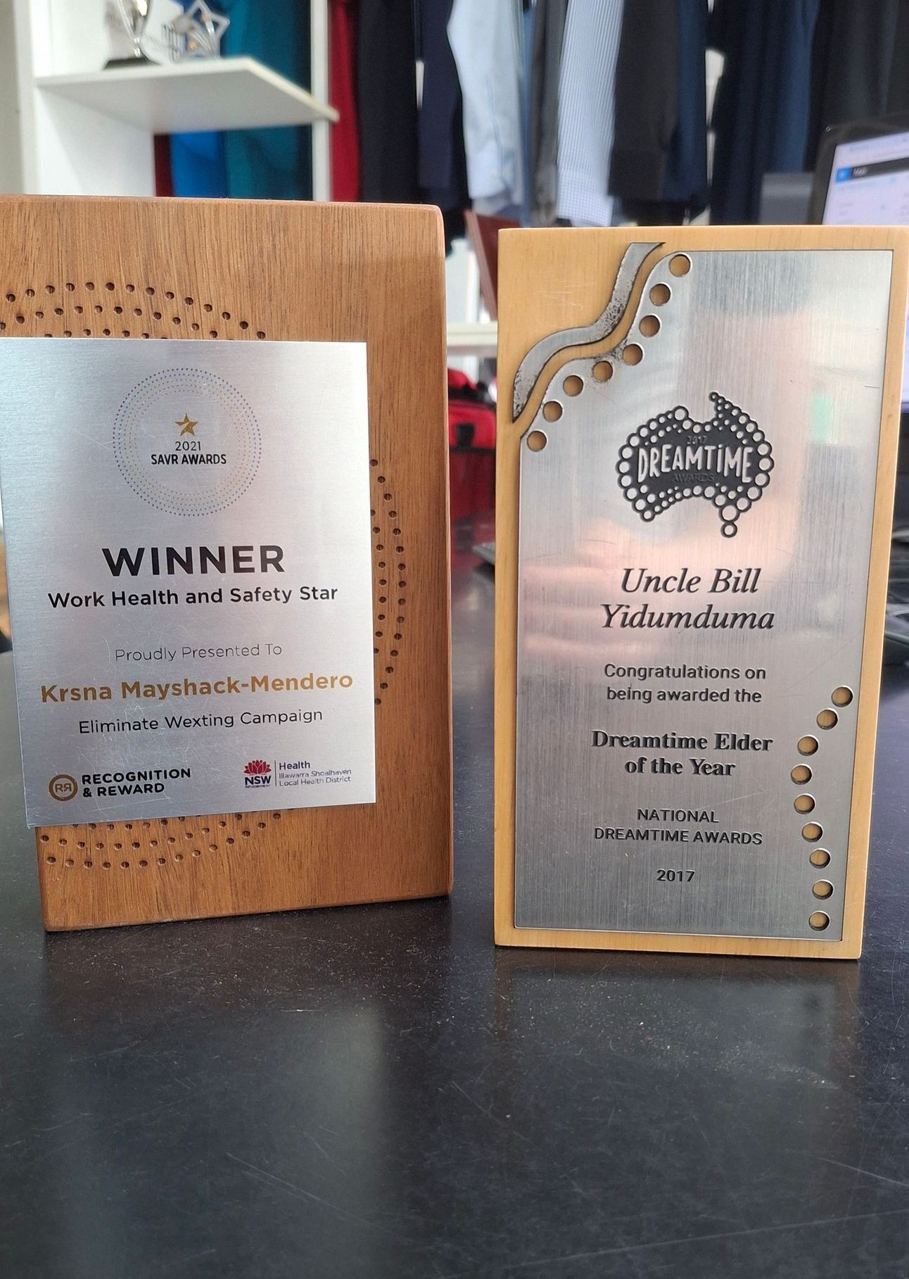 Two Metal Plaques With Engraving On Them — NMTG Engraving in Kiama, NSW