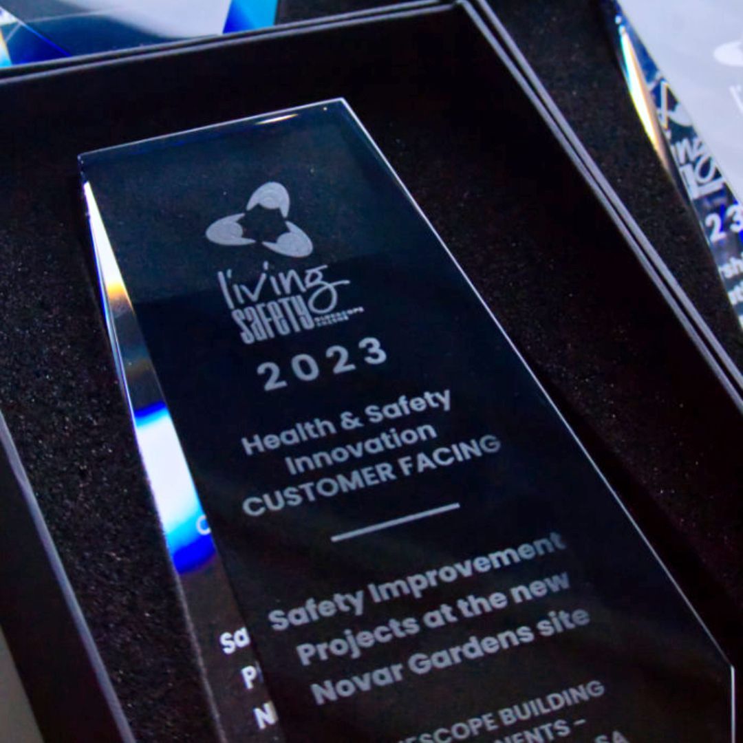 A Glass Plaque With Personalised Engraving — NMTG Engraving in Wollongong, NSW