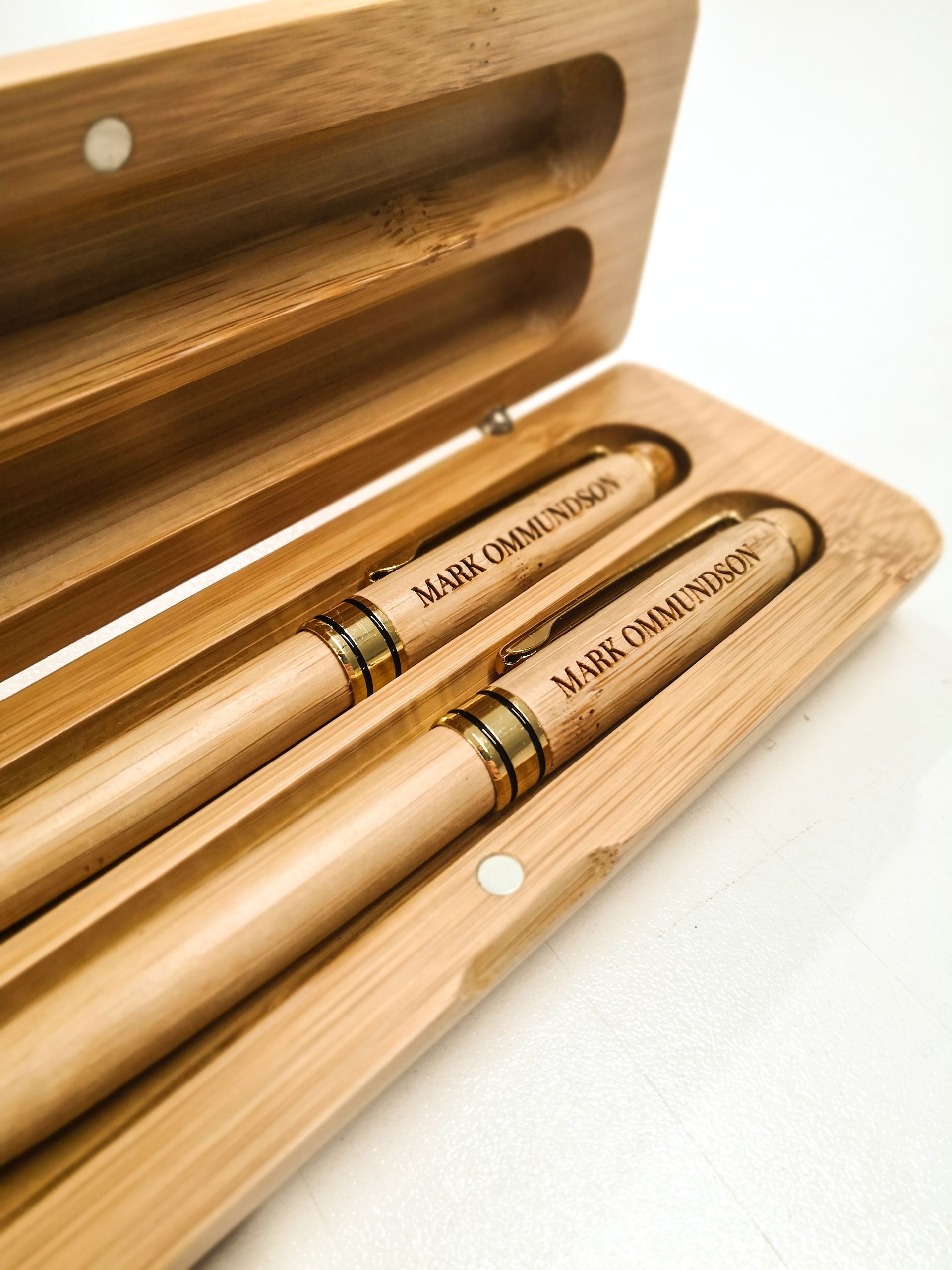 A Pen in a Box That Says Person's Name — NMTG Engraving in Wollongong, NSW