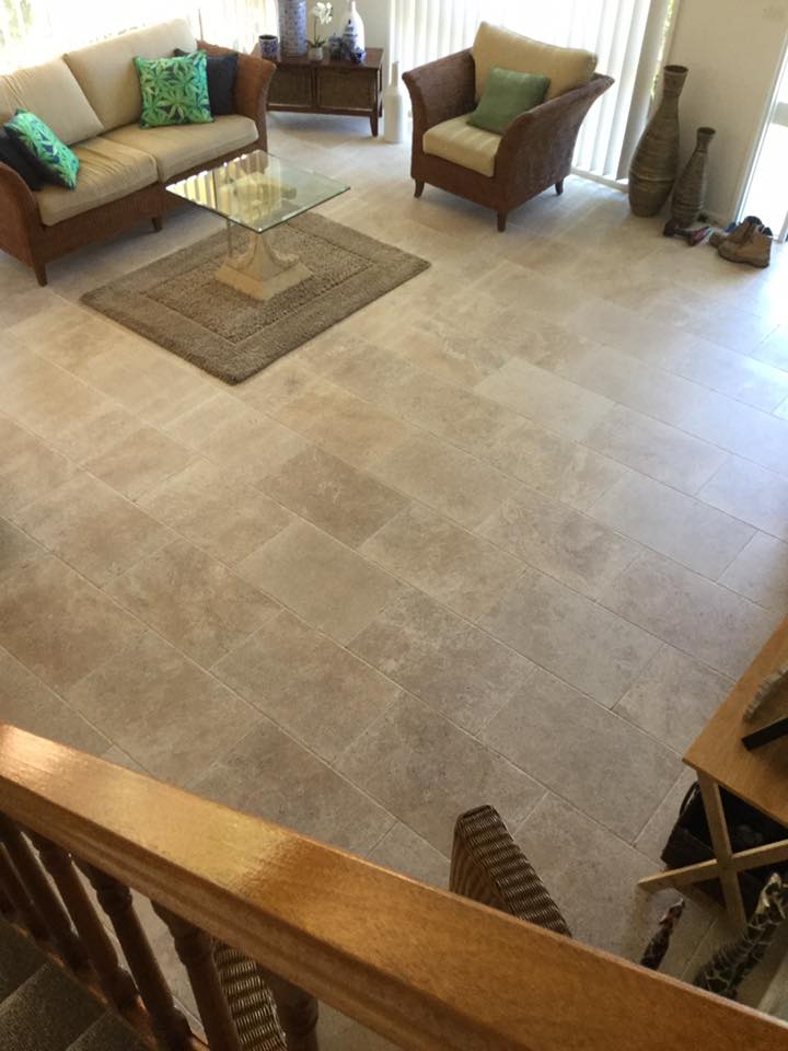 Living Room Tile Flooring — Wall And Floor Tiling in Central Coast, NSW