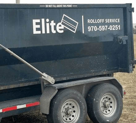 Elite Dumpster Truck — Wray, CO — Elite Rolloff Service