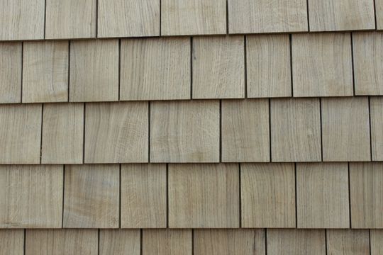 Oak shingles, oak, suitable for wall and roof finishes