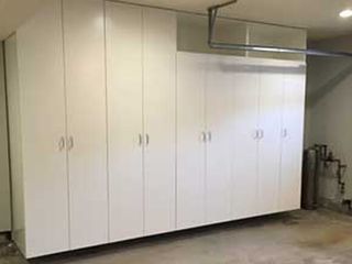 White Cabinet For Garage — Custom Closet in El Cajon, CA