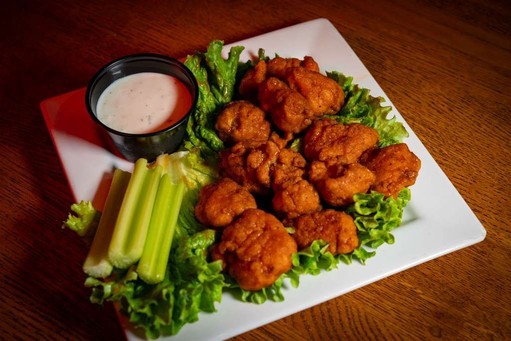 Boneless Chicken Wings, Crispy, tender boneless chicken
bites tossed in your choice of sauce
