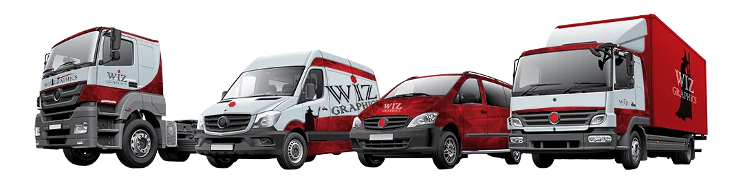 Vehicles With Wiz Graphics Wraps
