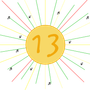 13freudefunken - Logo