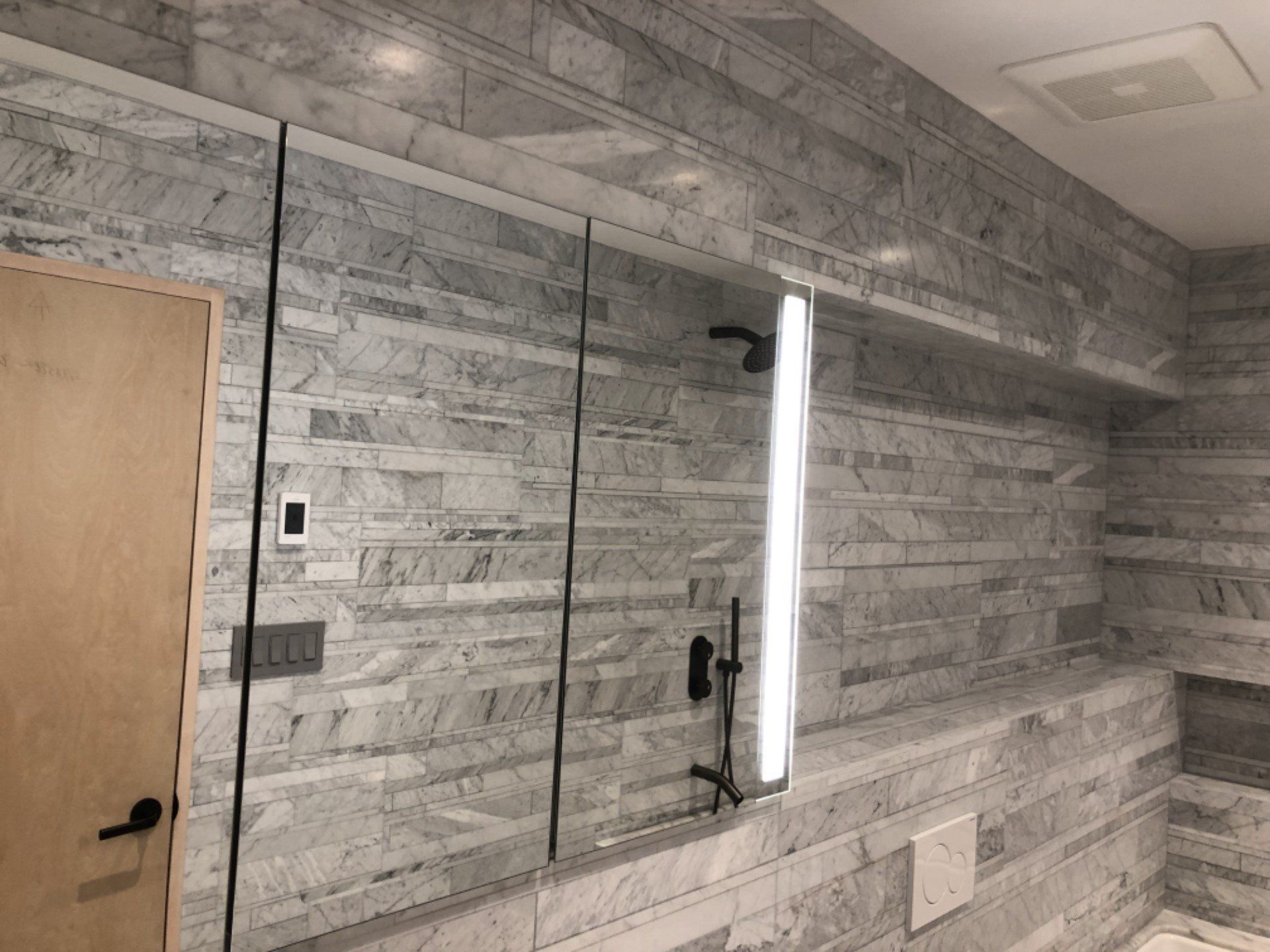 Gray ceramic tiles — San Francisco, CA — LG Stone Wall Tile Co