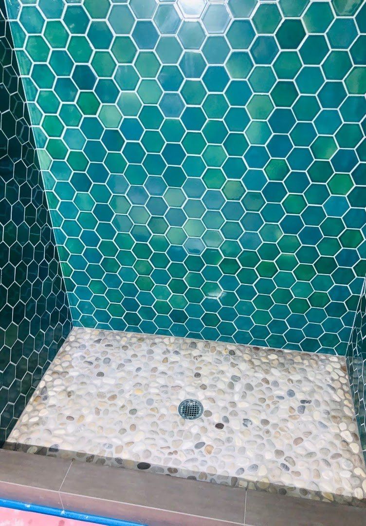 Aqua color tile — San Francisco, CA — LG Stone Wall Tile Co