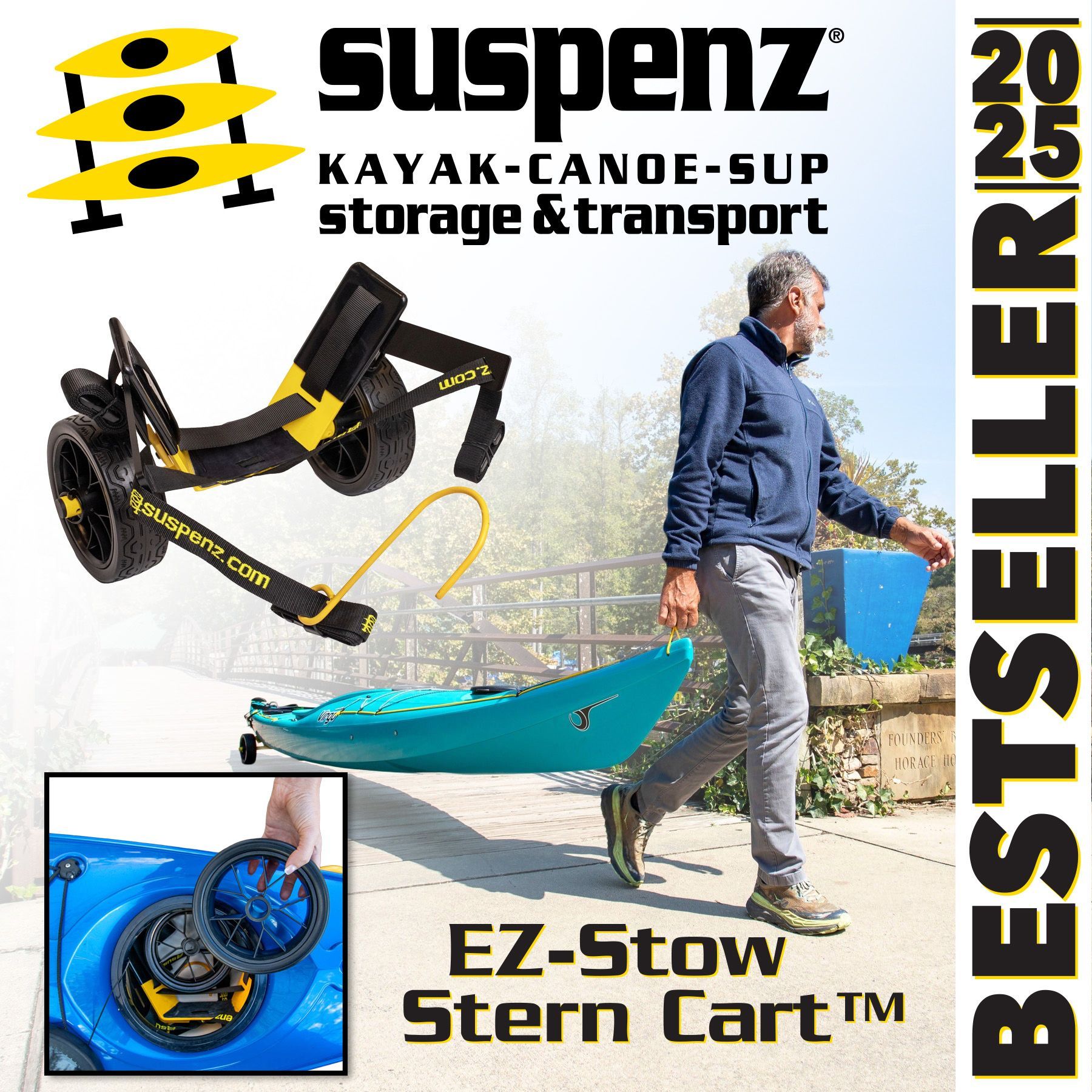 EZ Stow Stern Cart