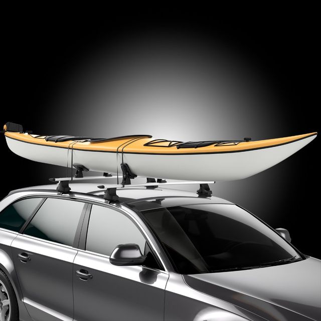GUDE Kayak Roof Rack for 2 Kayaks, 4-in-1 Universal Kayak Racks, J-Cradle  Carrier