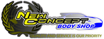 new concept body shop business logo
