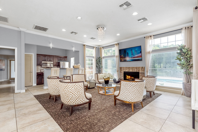 Steeplechase Apartments lounging area