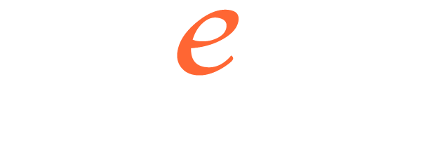 Orange cursive letter 