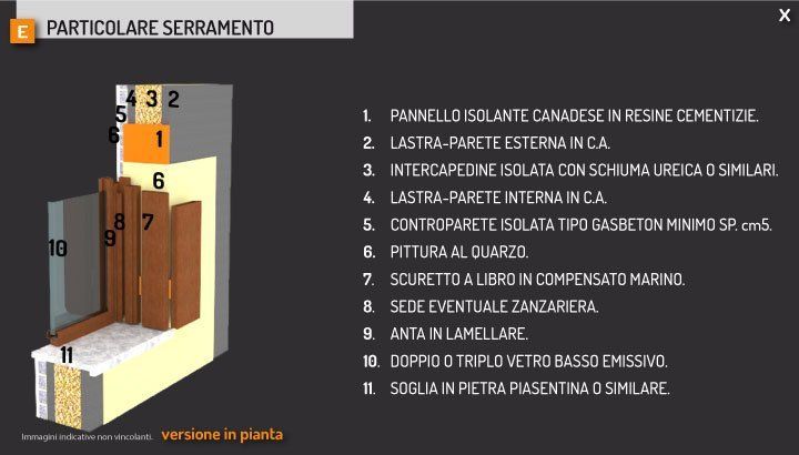 Progetto rendering di un serramento