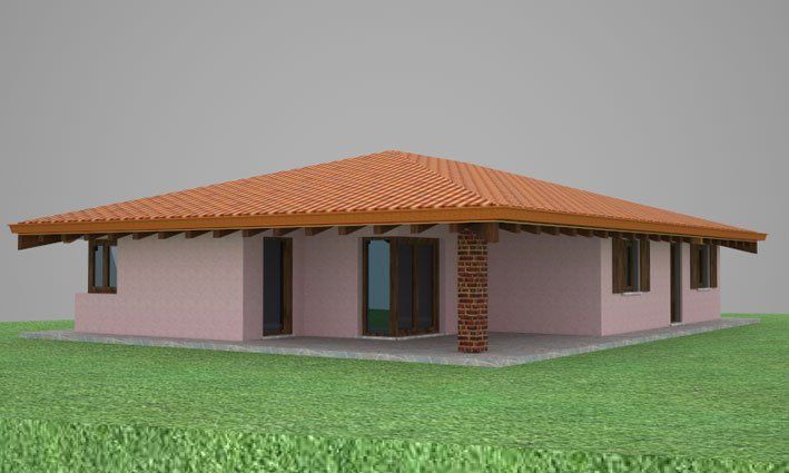 progetto di una villa mono familiare