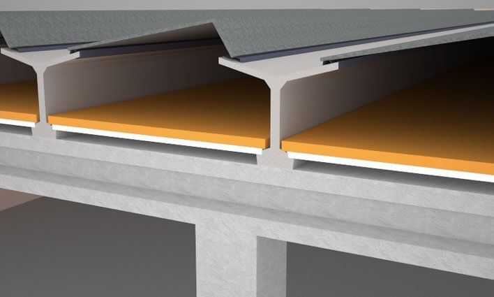 dettaglio di una copertura a canale Y + Shed