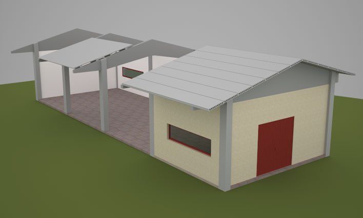 copertura a boomerang