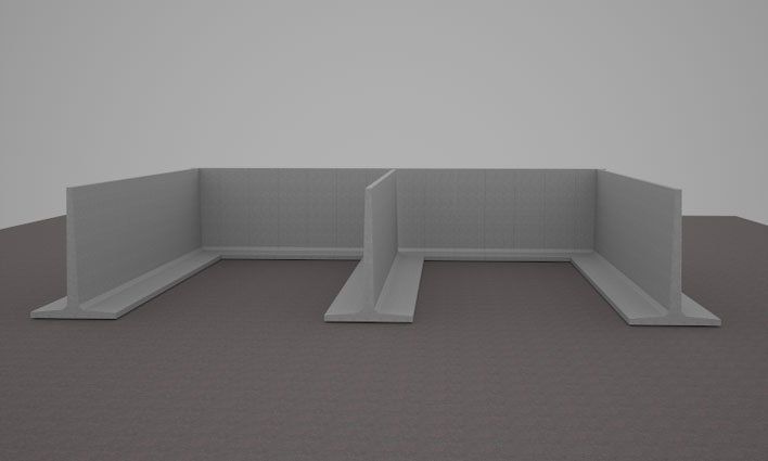 progettazione di muri divisori