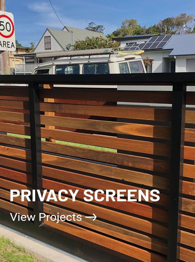 privacy screens timber supplies