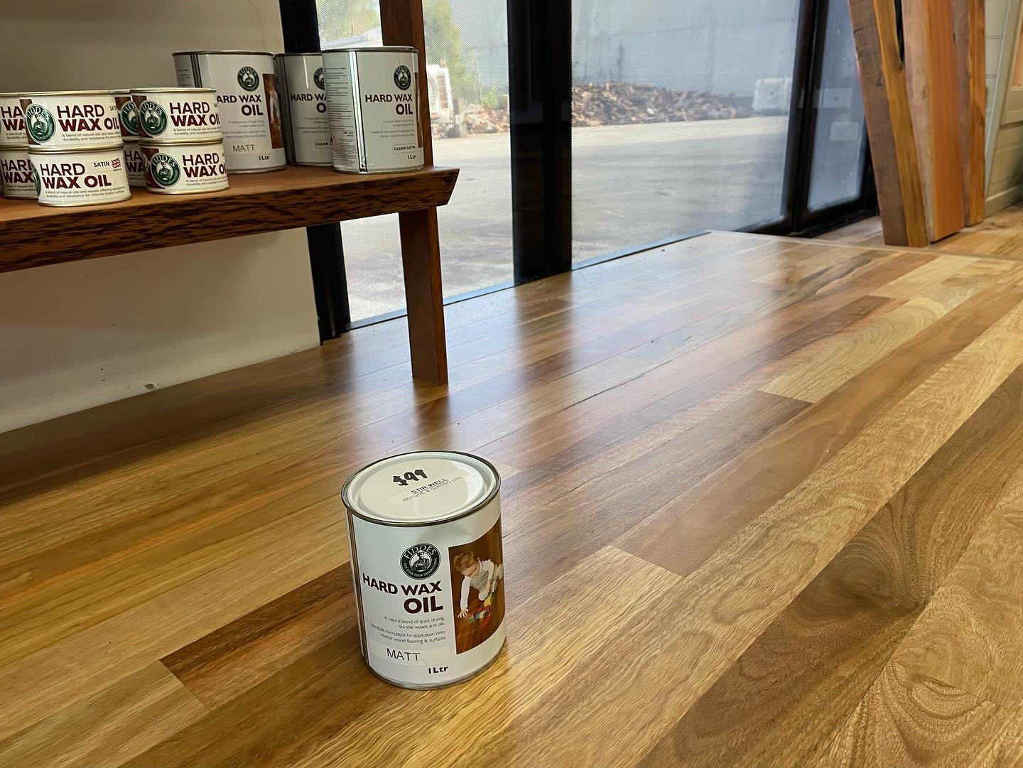 timber floors treated with hard wax oil