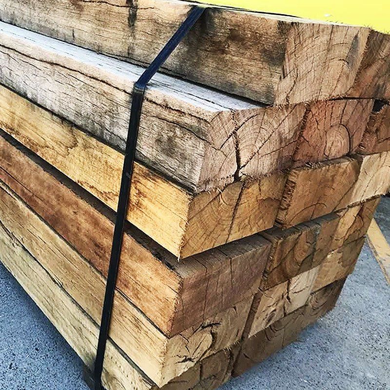 timber blocks tied together