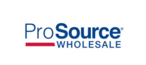 ProSource Wholesale logo in blue and red text.